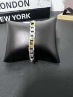 Two-tone stainless steel non-tarnish bracelet - Image 7