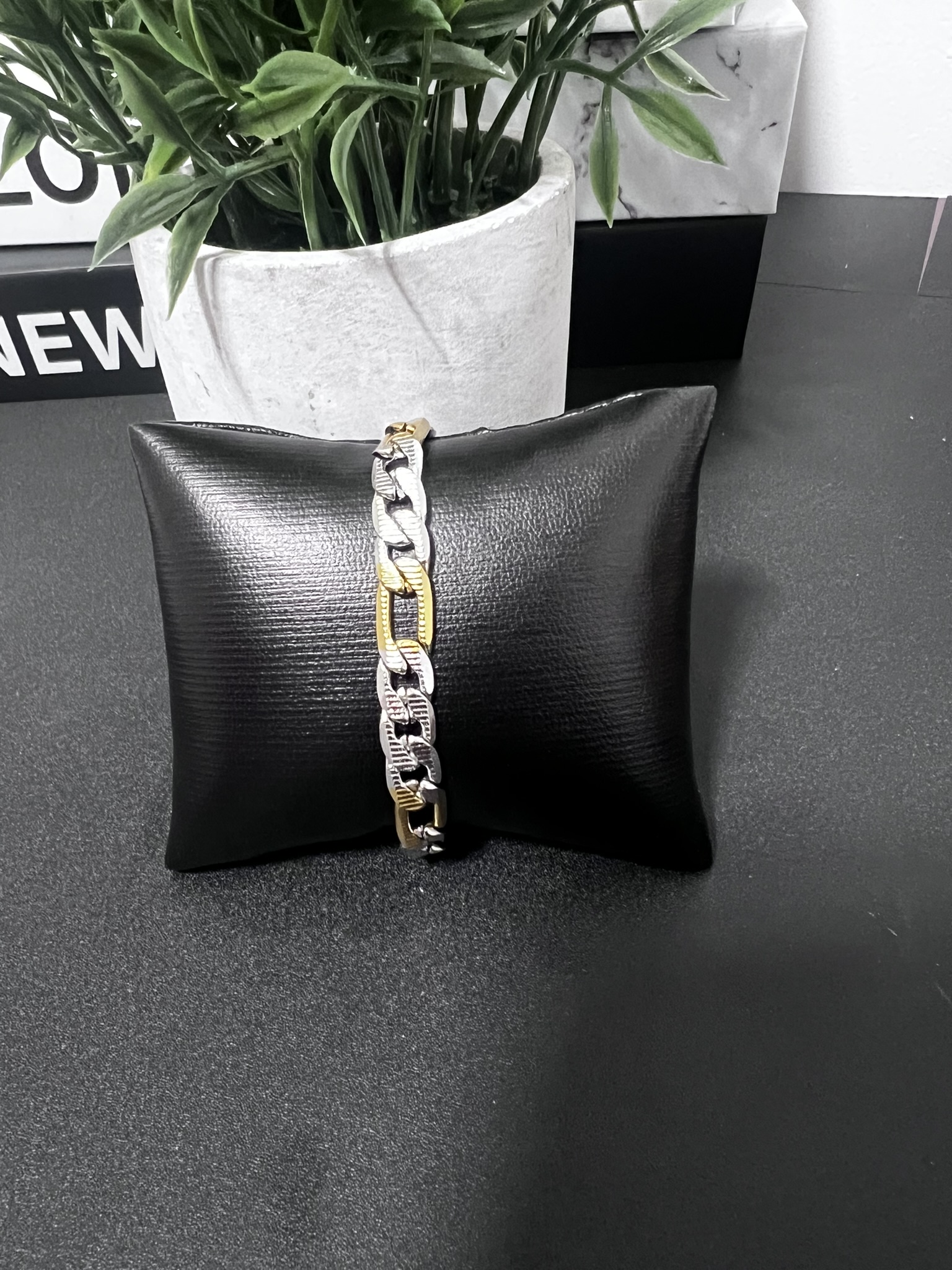 IMG_7642 Two-tone stainless steel non-tarnish bracelet - Image 1