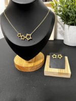 Non-Tarnish Stainless Steel Star Jewelry Set - Image 3