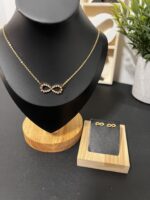 Non-Tarnish Stainless Steel Jewelry Set – Infinity Edition - Image 4