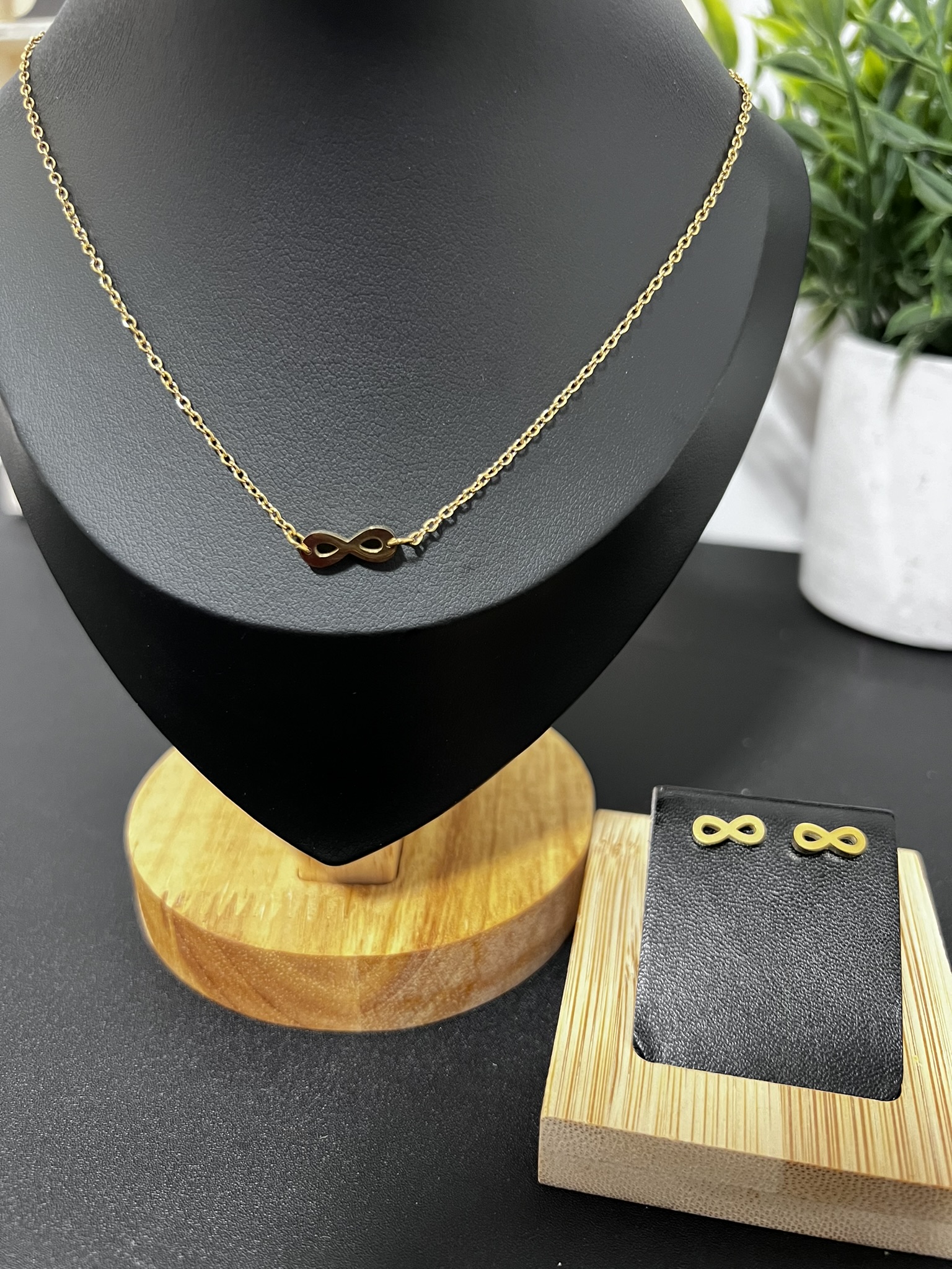 IMG_7678 Non-Tarnish Stainless Steel Jewelry Set – Infinity Edition - Image 1