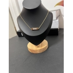 Stainless steel non-tarnish horizontal bar pendant with three crystal accents necklace