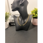 Royal Emerald Accent Chain Necklace – Non-Tarnish Stainless Steel