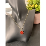 Red and Gold Stainless Steel Pendant Necklace - Image 2
