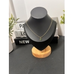 Stainless steel non-tarnish striking emerald-green rectangular pendant framed necklace