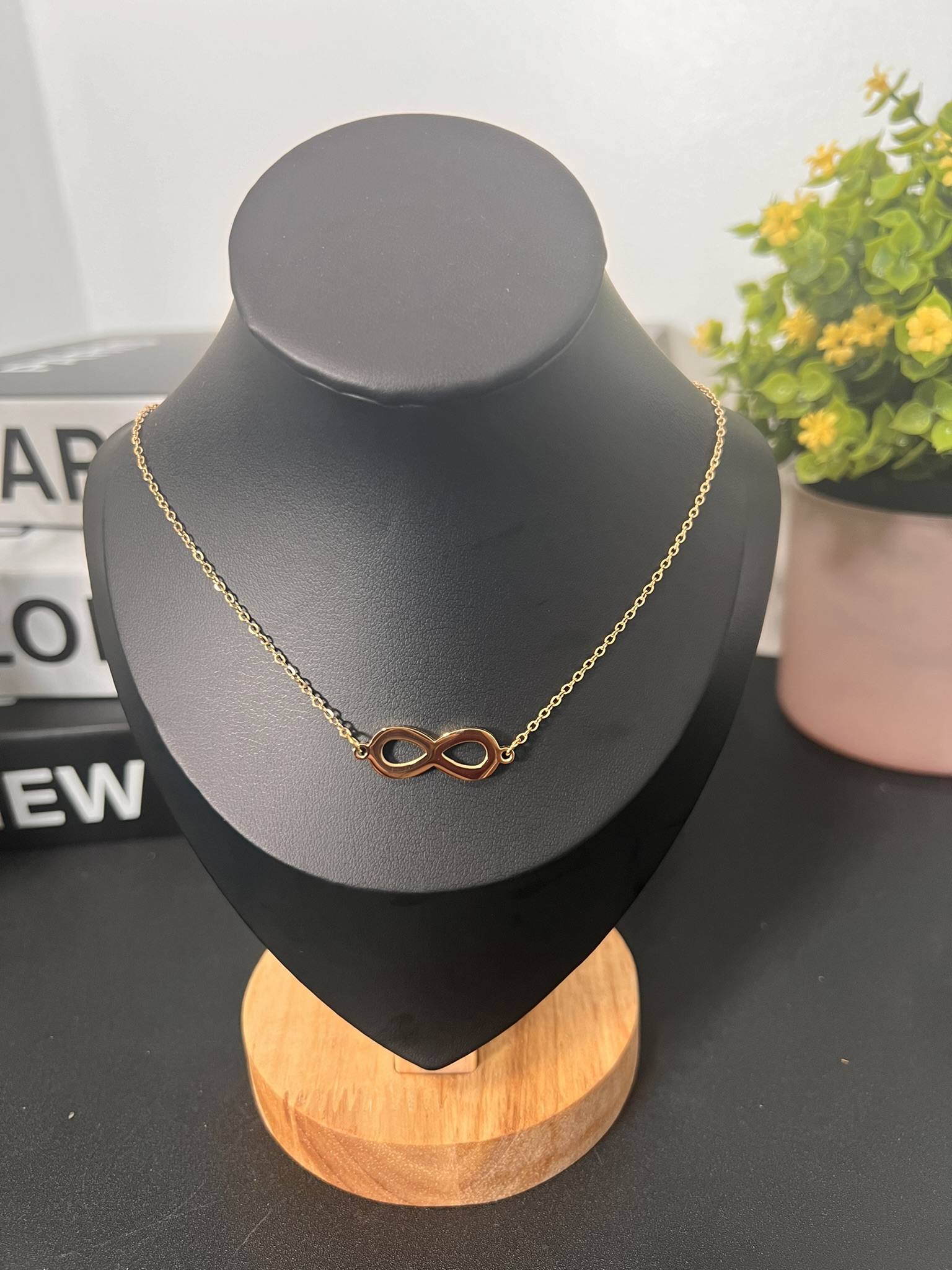 IMG_7839 Stainless steel infinity necklace - Image 1