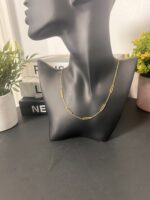 Sleek Minimalist Gold Bar Necklace – Non-Tarnish Stainless Steel - Image 2