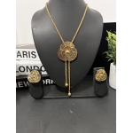 Floral Adjustable Luxe Non-Tarnish Stainless Steel Jewelry Set