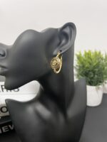 Greek Medusa Drop Hoop Earring - Image 3