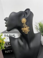 Regal Filigree Statement Dangle Earring - Image 2
