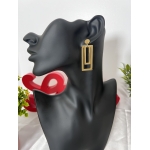 Bold Geometric Drop Earrings