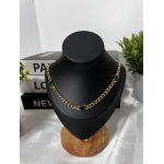 Non-Tarnish Stainless Steel Emerald-Accent Necklace