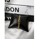 Stainless steel non-tarnish bracelet - Cuban chain with rectangular centerpiece