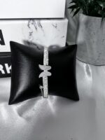 Silver-tone stainless steel non-tarnish bracelet - Image 2