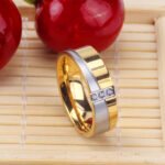 Two-Tone Stainless Steel Ring - Image 3