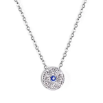 Stainless steel non-tarnish Evil Eye necklace - Image 4