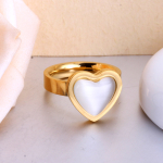 Stainless Steel Heart Ring