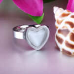 Stainless Steel Heart Ring - Image 4