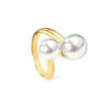 Elegant Stainless Steel Pearl Jewelry Set - Image 4