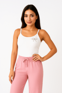 Ribbed Spaghetti Strap Tank Top - Image 3