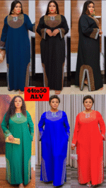 Luxurious black kaftan dress - Image 4