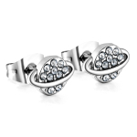 Sparkling Planet Stud Earrings - Image 4