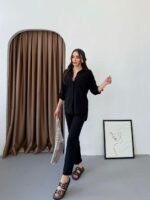 Mustard yellow two-piece outfit - Image 2