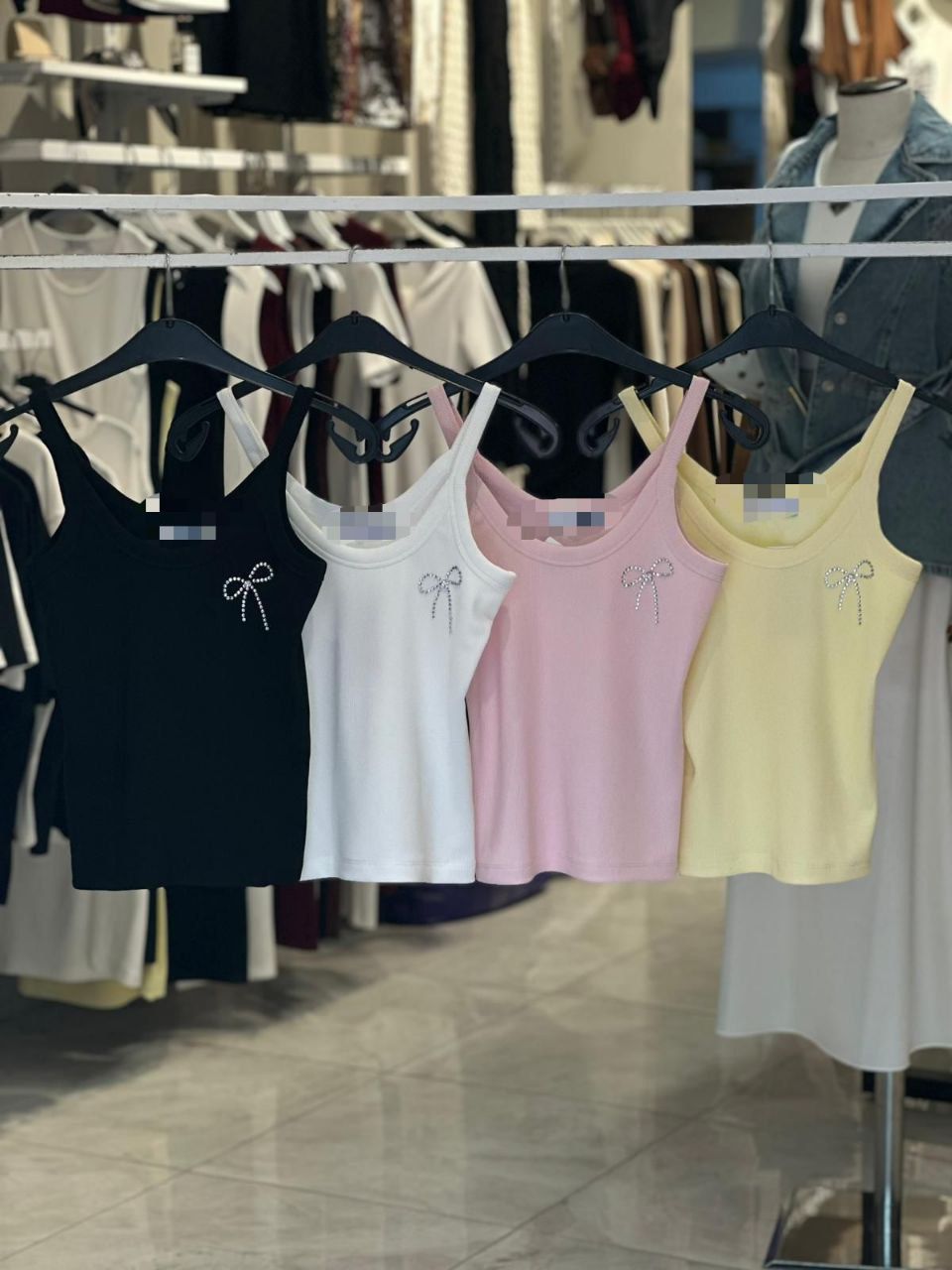 WhatsApp Image 2025-08-29 at 3.52.31 PM Ribbed Spaghetti Strap Tank Top - Image 1