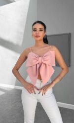 Chic bow crop top - Image 3