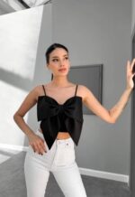 Chic bow crop top - Image 2
