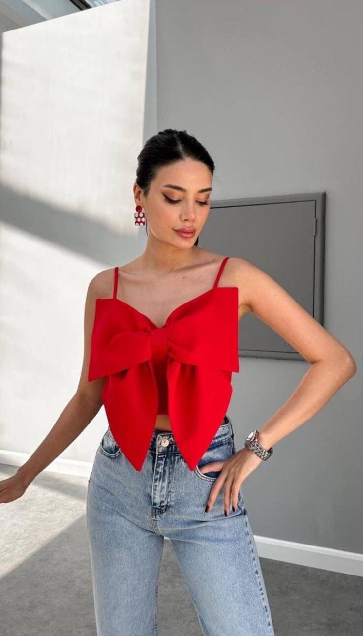 WhatsApp Image 2025-08-29 at 5.02.45 PM(2) Chic bow crop top - Image 1