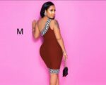 One-shoulder bodycon dress - Image 3