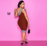 One-shoulder bodycon dress - Image 2