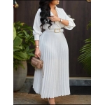 Stunning Pleated Midi Dress - Image 2