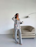 Cozy Floral Knit Lounge Set - Image 2