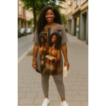 Bold Graphic Tunic & Leggings Set