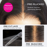Pull Go Glueless Straight Hair 6×5 13×6 HD Pre Cut Lace Front Human Hair Wig Bleached Knots - Image 7