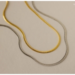 Two-Tone Herringbone Necklace - Image 2
