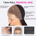 Long inches Wig Deep Wave 6×5 13×4 Lace Frontal Human Hair Wigs 26-36 Inches - Image 5