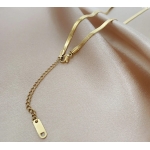 Premium Herringbone Chain Necklace Collection - Image 2