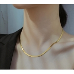 Premium Herringbone Chain Necklace Collection - Image 6