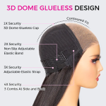 Wear Go Short Loose Wave 6×5 Lace Wig Barrel Curls Glueless Wig Pre Cut Lace 180% Density - Image 13