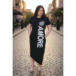 Casual Chic Graphic Long shirt Dress - Image 2