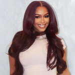 Dark 99J Color Body Wave 13×4 HD Lace Frontal Wig 100% Human Hair Pre Plucked - Image 10