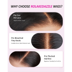 Wear Go Short Loose Wave 6×5 Lace Wig Barrel Curls Glueless Wig Pre Cut Lace 180% Density - Image 16