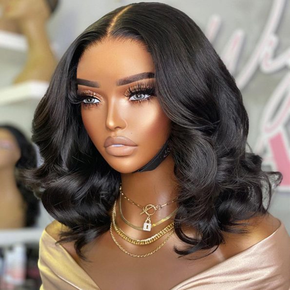 short-loose-wave-wig-16-595x595 Wear Go Short Loose Wave 6×5 Lace Wig Barrel Curls Glueless Wig Pre Cut Lace 180% Density - Image 1