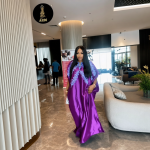 Elegant Embroidered Kaftan Dress - Image 3