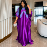 Elegant Embroidered Kaftan Dress