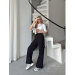 Wide-Leg Cargo Pants