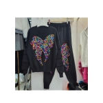 Women's Luxury Rhinestone Bow Tracksuit - Image 4